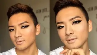 Bronze Cat Eye Makeup | 一重キャットアイ・スモーキーアイ