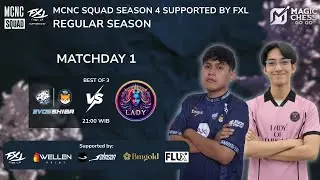 LIVE: MCNC SQUAD S4 SUPPORTED BY FXL | REGULER | EVOS SHIBA vs LADY OF THRONE #MagicChessGoGo #MCGG