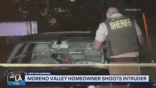 Homeowner shoots intruder in Moreno Valley