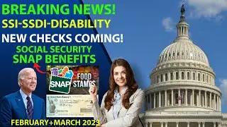 NEW 2023 CHECKS - SSI, SSDI, Social Security - Social Security SNAP Benefits