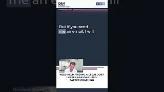 Need Help Finding a Legal Job? I Offer Personalized Career Coaching