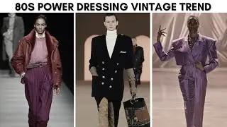 80s Power Dressing Is The Vintage Trend We Wish Would Come Back