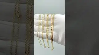 14K Round Box Link Chain