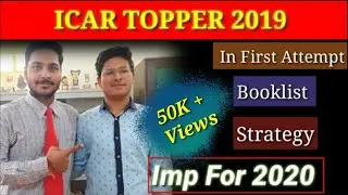 🌱ICAR 🌱TOPPER 2020 ! Shreyansh Gupta ! Tips for 2020 ICAR Exam l Himanshu Tiwari