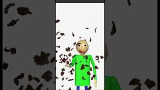 Baldi&rsquo;s new vase 2023 but with stickers #shorts #baldi