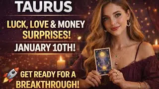 TAURUS ♉️ January 10th | Today&rsquo;s BEST Tarot Message &mdash; Unexpected Breakthrough | Taurus Tarot Today