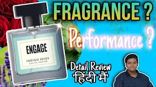 ENGAGE INDIGO SKIES 😊🌹 Perfume | Detail Review 'हिंदी मैं' | Fragrance ? Performance ? Clone 🤔