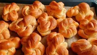 Zarte Plüschki Butter / Mohn Brötchen / нежнейшие плюшки булочки