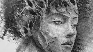 Symbiosis | Charcoal drawing