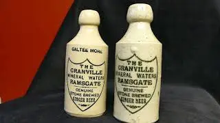 Granville ginger beer bottles only two known extremely rare