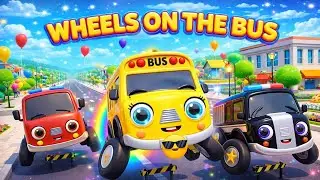 Wheels on the bus go round and round song | english rhymes for babies | Play wheels on the bus video