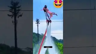 Romantic fly boarding ❤️ couple fly boarding | fly boarding #flyboarding #flyboard #couple #romantic