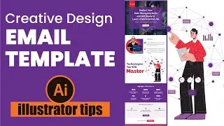 Email Template Design | Adobe Illustrator