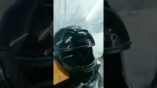 helmet glossy black TVM 2k painting 1,500 rs
