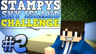 NEW HOUSE | Minecraft Sky Island Challenge Part 2