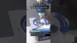 3hour C/T cut to 20mins! Air Turbine Spindles&reg; 625 #cncspindle make any #cnc high speed #cncmachine!