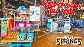 World of Disney Shop FULL Tour in Disney Springs at Walt Disney World Florida (Feb 2024) [4K]