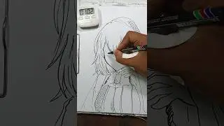 Draw peak azur lane costume Sirius's azur horizons in 5 minutes #azurlane #waifu #sketch #drawing