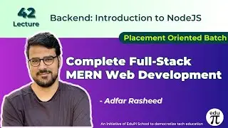 Asynchronous JavaScript and Introduction to Backend Development : Lecture 42