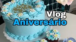 Asmr vlog : Meu aniversário + Decoração bolo e doces