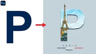 How to make creative text mask poster in photoshop | Photoshop Tutorial