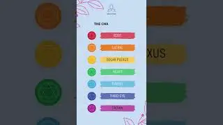 What Color is Each of 7 Chakras? #chakras #shorts #chakracolors