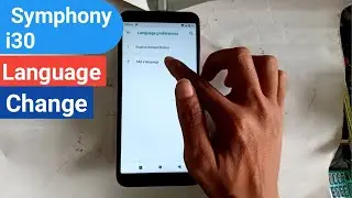 how to change language symphony i30 // change language symphony i30