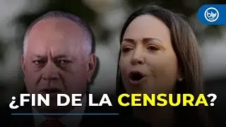 Diosdado Cabello amenazó a canal venezolano que transmitió declaraciones de María Corina Machado