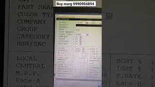 how to new item create in marg software #margerp9 #margerp #ytshorts buy marg 9990904894
