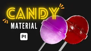 How To Create Candy Material in #substancepainter