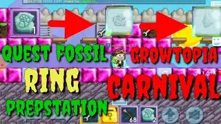 growtopia !! menyelesaikan quest fossil !! ringmaster !! fossil prepared !! carnival