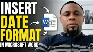 How to insert Date Format in  Microsoft Word document