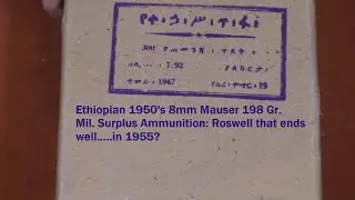 Ethiopian 1950's 8mm Mauser 198 Gr. Mil Surplus Ammunition