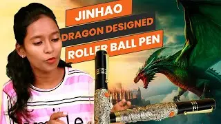 Jinhao Dragon designed model fountain and Roller ball pen #dragon #dragondesign #dragonball