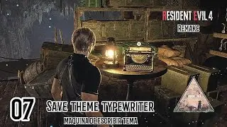 RESIDENT EVIL 4 Remake 07 SAVE THEME Typewriter 4K Soundtrack | spectrum effect #RE4