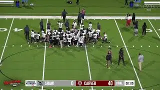 THURSDAY NIGHT FOOTBALL - SHAW VS CARVER