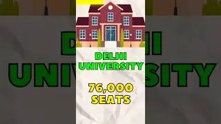 Why Delhi University has Highest Competition in CUET?😱🔥 #shorts