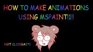 How to make animations using Microsoft Paint