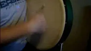 Bodhran ( showanna and I )  me playing irish washerwoman along with showhanna