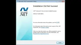 Easy solution to Instalation Did Not Succeed Microsoft.Net Framework , in any windows 7 or 10