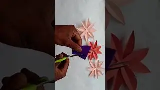 Beautiful Paper Lotus Flower making //DIY Paper Lotus flower