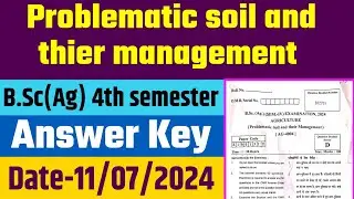 Problematic soil and their management paper solution 2024 || Problematic soil and their management||