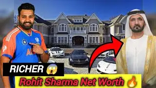 ROHIT SHARMA 2025 Net Worth 🤑 With Car Collection 🔥🚗#rohitsharma