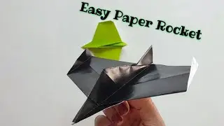 🚀 Easy Origami Rocket Tutorial | Fold Your Paper Rocket in Minutes!آموزش اوریگامی موشک 
