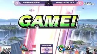 Kengar Dongatron (King K Rool) v Akbros|SassyFlygon (Luigi) | Round Robin | AGN ROC City Run Back 37
