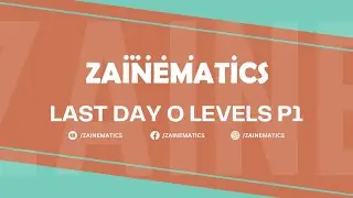 O LEVELS P1 LAST STREAM MAY/JUNE 2024