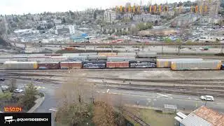 LIVE: Fraser River BC | Rail Cam | TransLink Skytrain | New Westminster - Canada