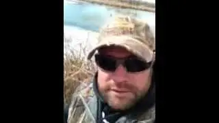 Chad giving props to Josh Tichenor of Mallard View Outdoors!