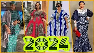 Mod&egrave;les Africaine 2024: Best model longue Robe Pagne Femme/Bazin / Ankara Styles Maxi Dress ⭐TOP 1