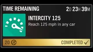 Forza Horizon 4 Daily Challenges INTERCITY 125 Reach 125 mph in any car